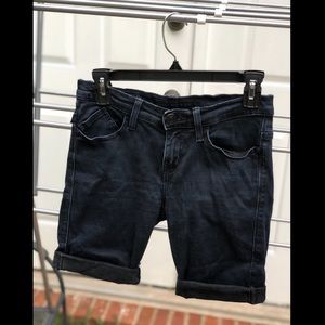 Rock & Republic Dark Navy Denim Shorts